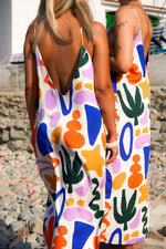 Cargar imagen en el visor de la galería, Vestido Playero Midi GRAFIKO
