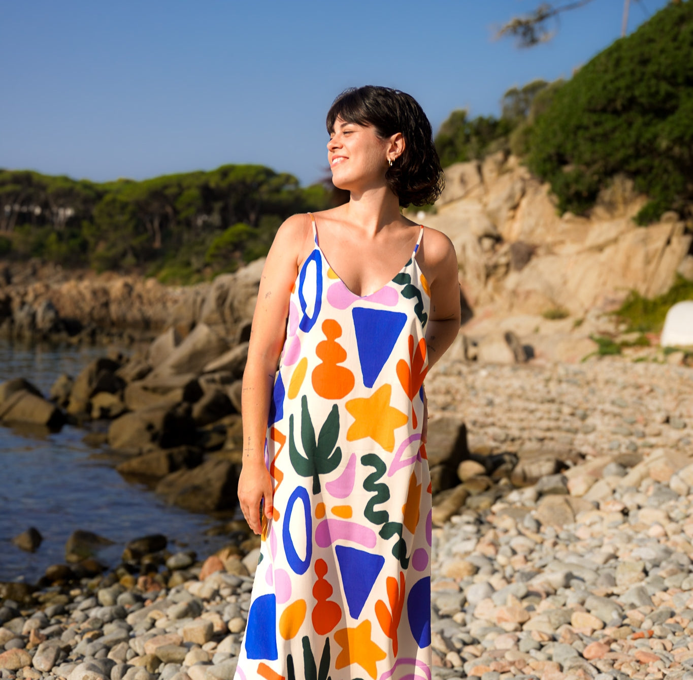 Vestido Playero Midi GRAFIKO