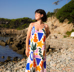 Cargar imagen en el visor de la galería, Vestido Playero Midi GRAFIKO
