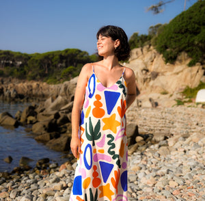 Vestido Playero Midi GRAFIKO