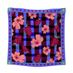 Cargar imagen en el visor de la galería, Bandana FRESAS VICHY BLUE
