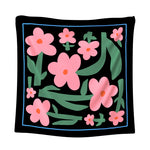 Load image into Gallery viewer, Pañuelo LAS FLORES BLACK
