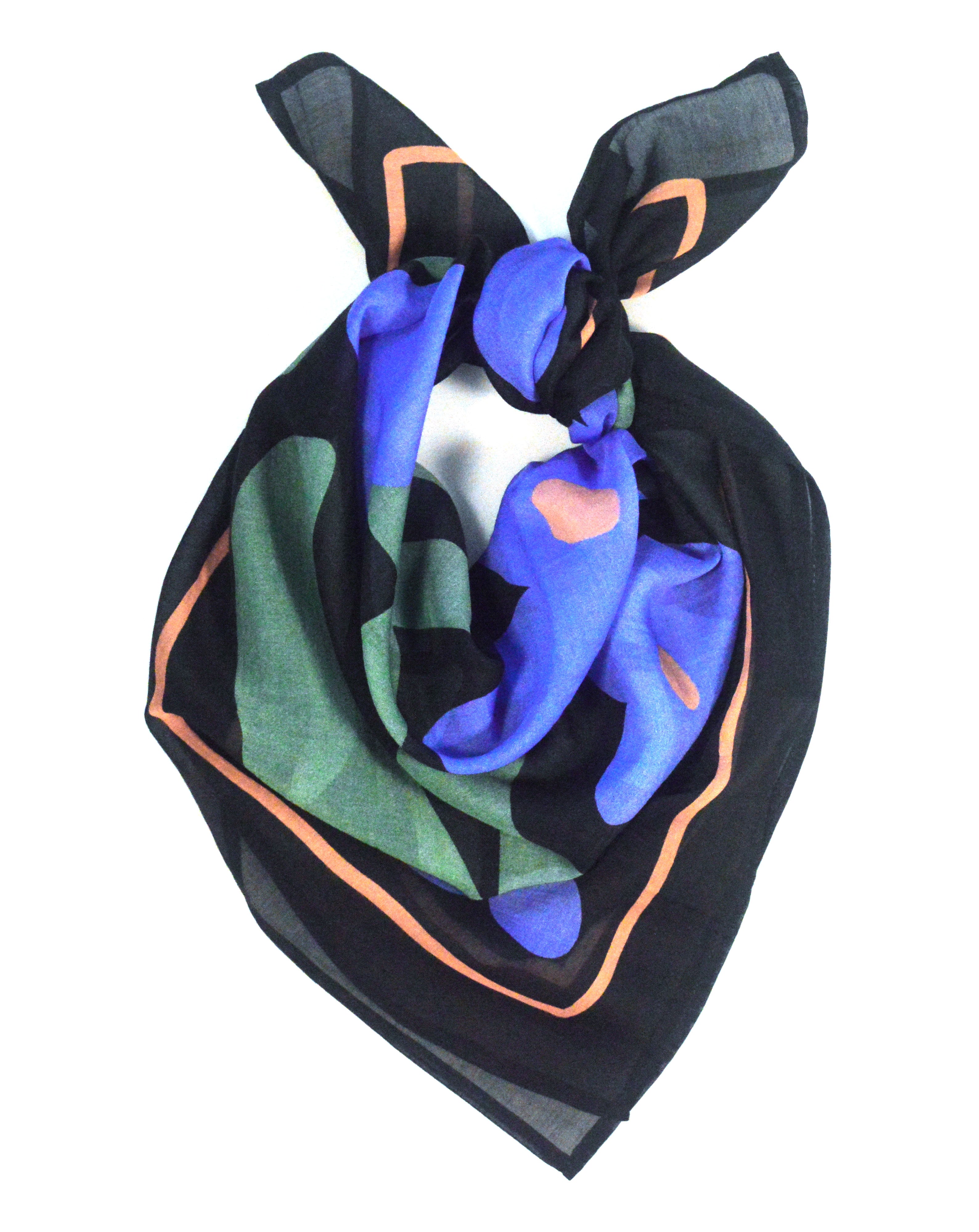 Pañuelo BLUE LAS FLORES